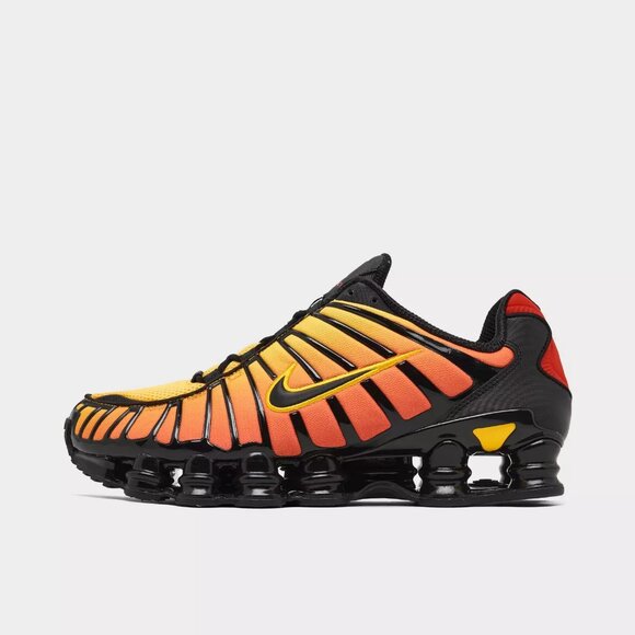 Nike Shox TL Shoes Black University Red Amarillo AV3595-004 Sz:12 | NWB no lid - Picture 1 of 11